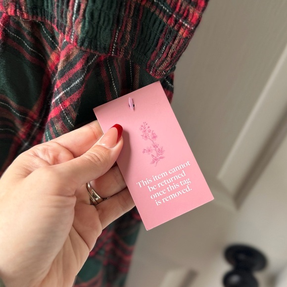 Ivy City Co Hattie Green Plaid Holiday Dress 1x NWT - Picture 6 of 8